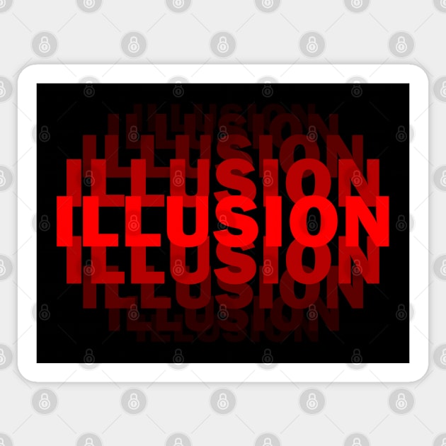 ILLUSION Sticker by Abrek Art